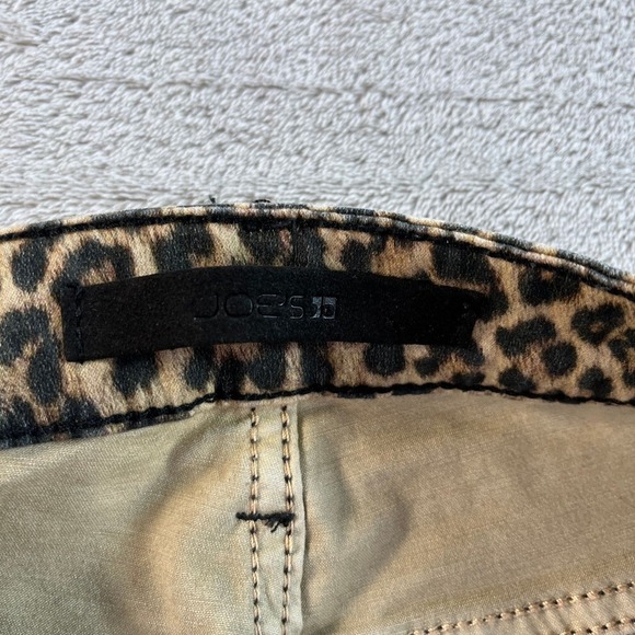 JOE'S JEANS The Callie High Rise Crop Bootcut Leopard Print Statement Jeans 30 - Picture 5 of 9
